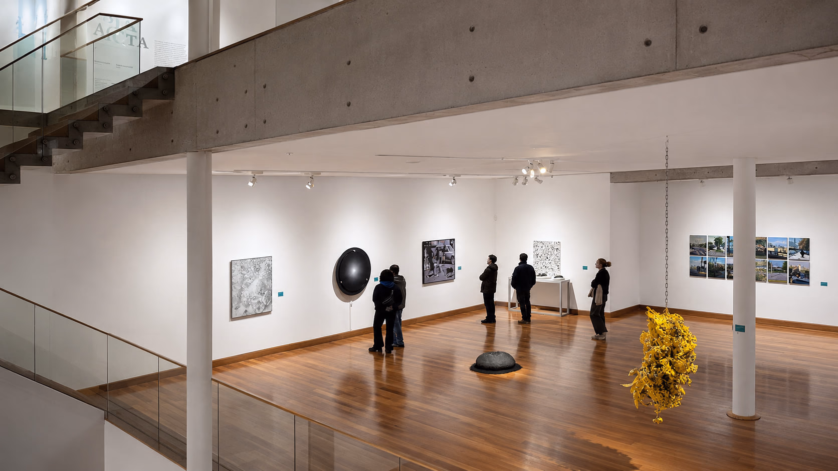 Installation view of Dispositivo Dinámico I by Arturo Fermandois, XVII MAVI UC Young Art Prize, Museo de Artes Visuales, Santiago, 2024 (3)