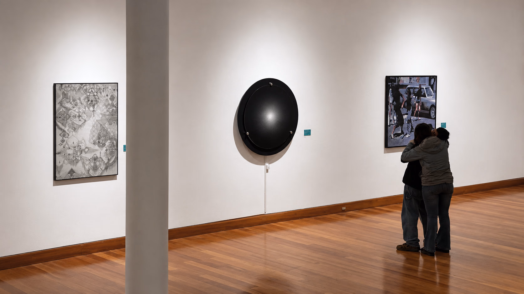 Installation view of Dispositivo Dinámico I by Arturo Fermandois, XVII MAVI UC Young Art Prize, Museo de Artes Visuales, Santiago, 2024 (4)