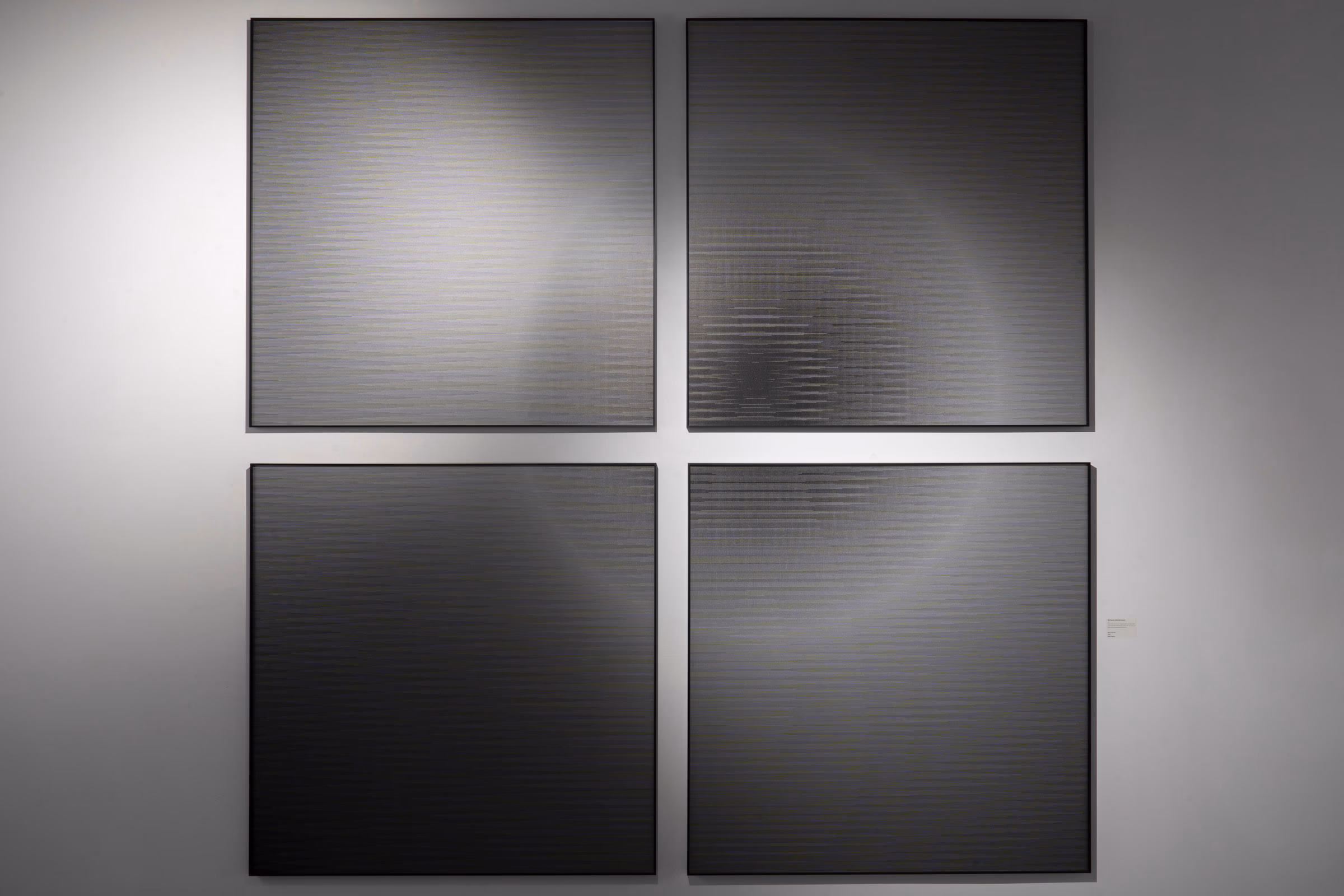 Vista de instalación de Cosmos de Arturo Fermandois, Sala de Arte AIEP Bellavista, Santiago, Chile, 2025 (6)