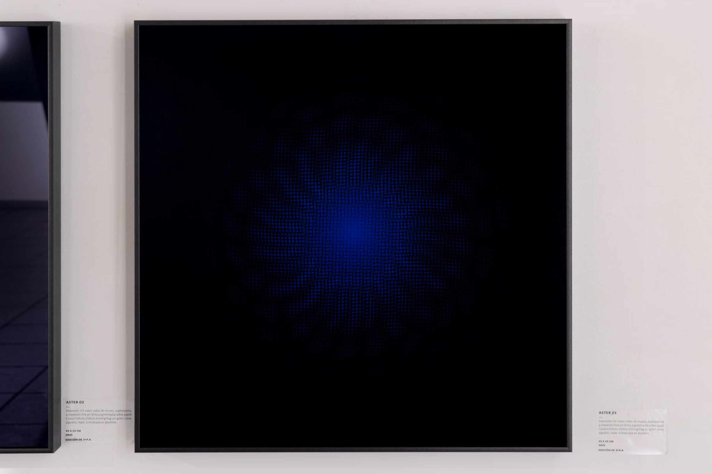 Vista de instalación de Cosmos de Arturo Fermandois, Sala de Arte AIEP Bellavista, Santiago, Chile, 2025 (9)